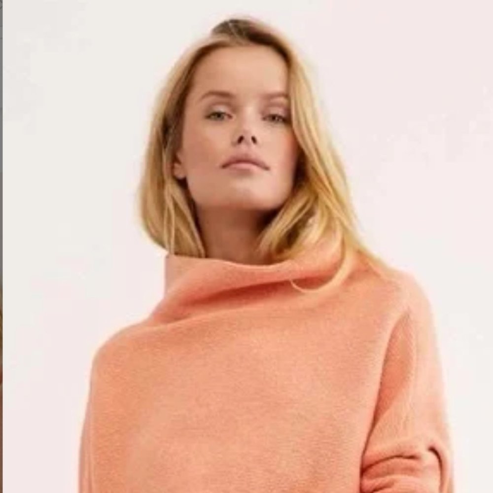 FREE PEOPLE OTTOMAN TUNIC - DREAMSICLE COLOR - XXL